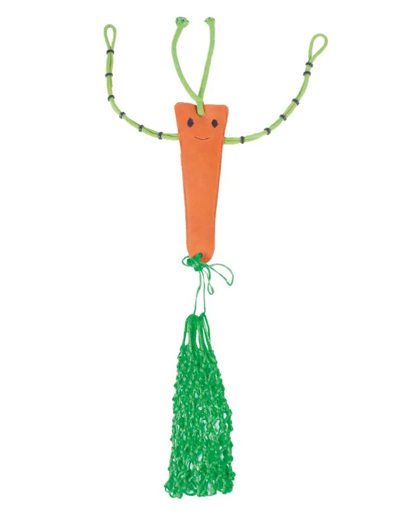 QHP Carrot Horse Toy with Haynet